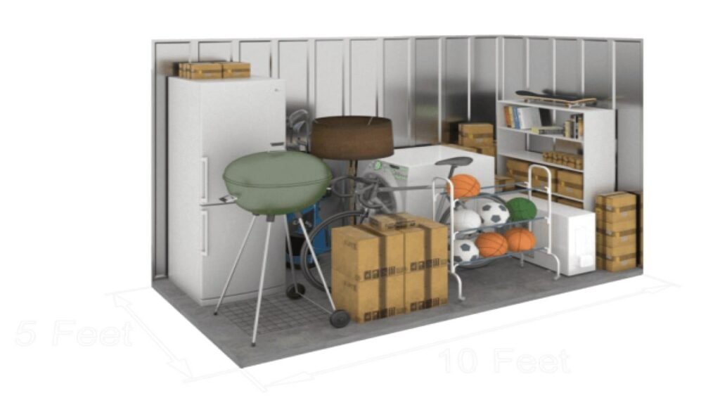 5x10 storage unit