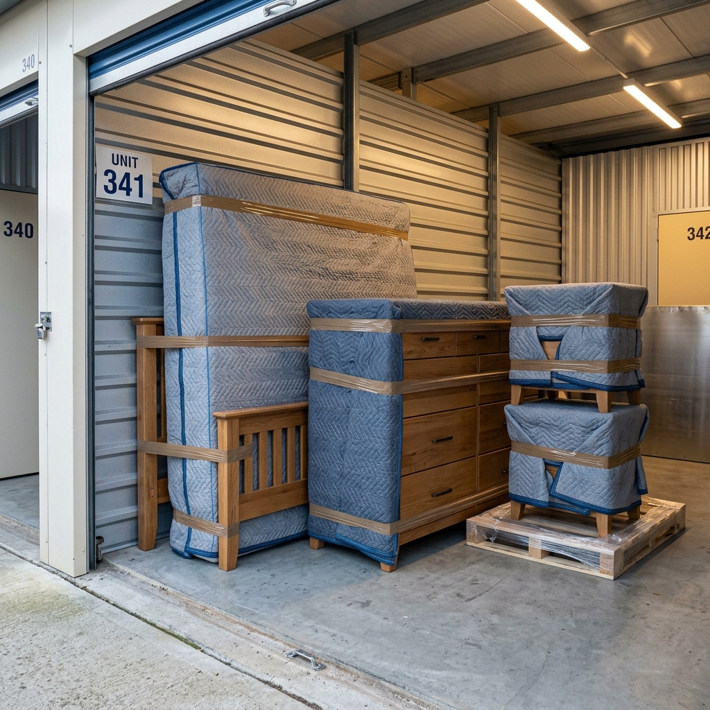 How to Store a Bedroom Set in Self-Storage