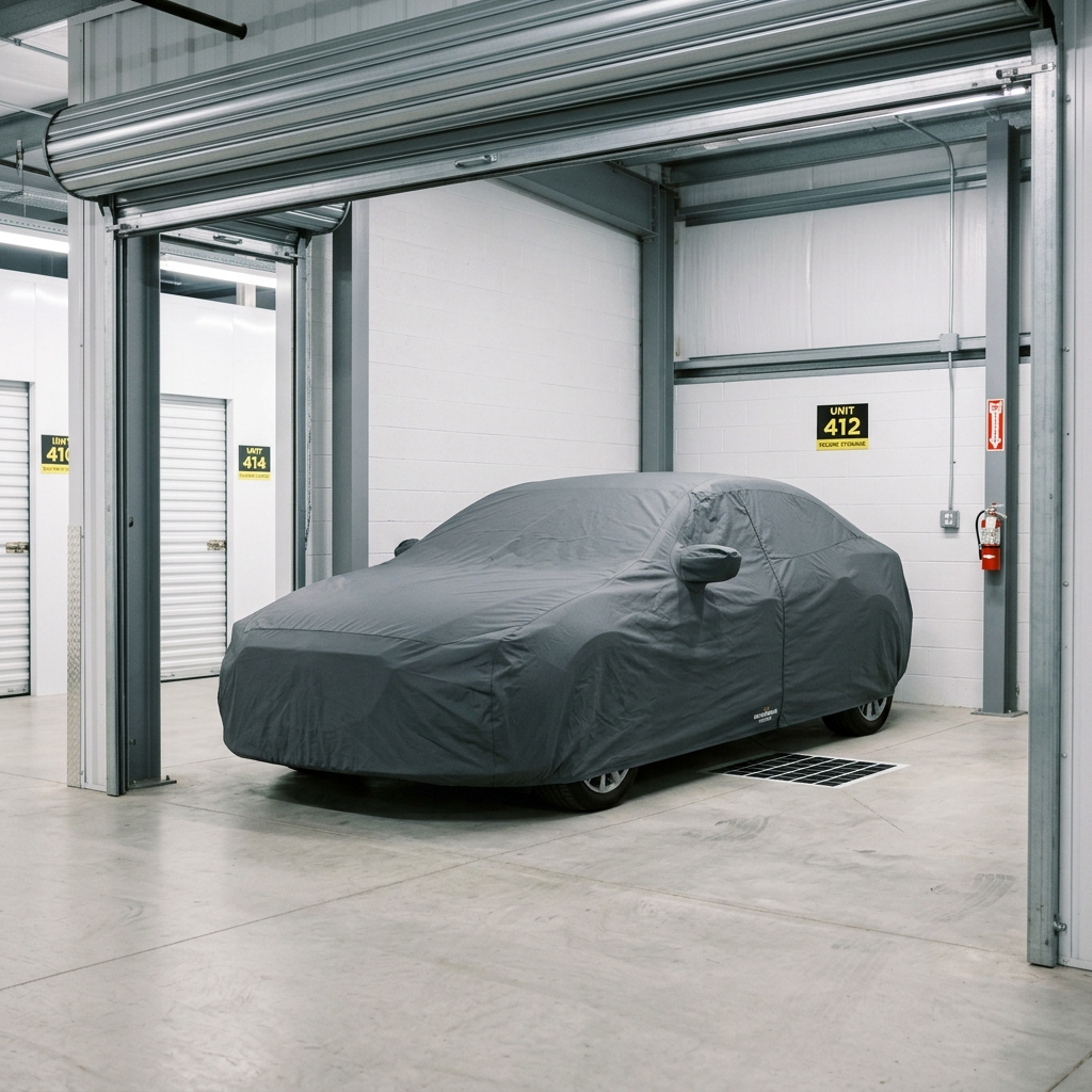 How to Store Car in Storage Unit?