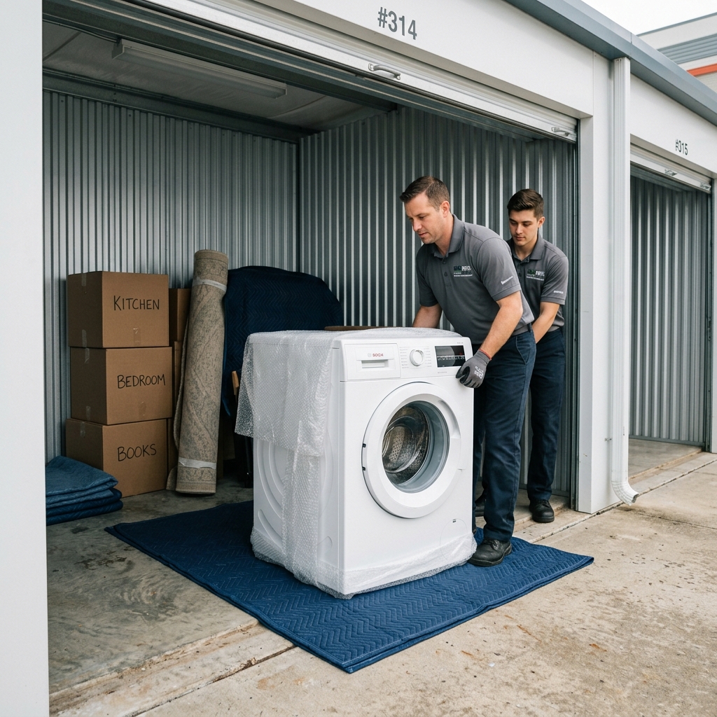 How to Store a Clothes Washer in Self-Storage?