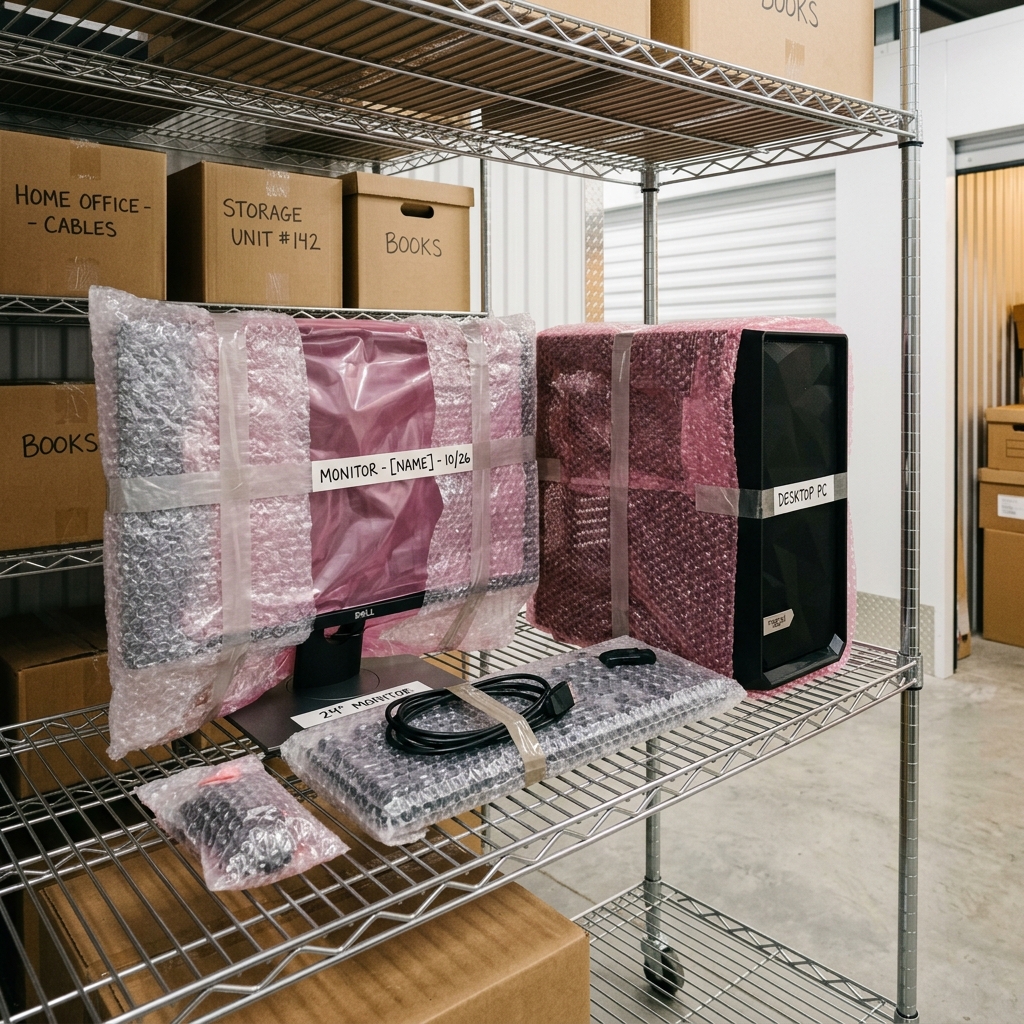 How to Store a Computer in a Self-Storage Unit?