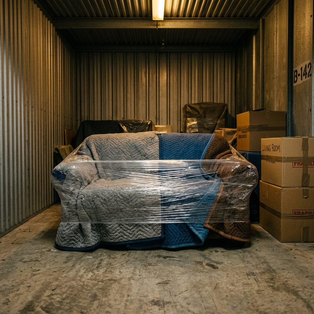 How to Store Loveseat in Self-Storage?