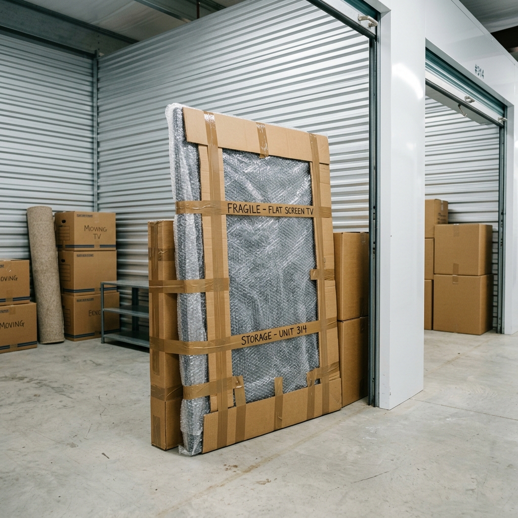 How to Store TV in Storage?